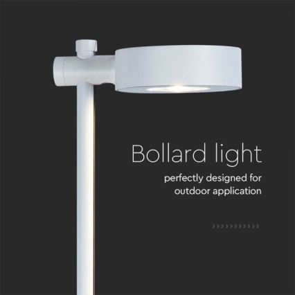 Lâmpada LED de exterior LED/7W/230V 3000K IP65 branca