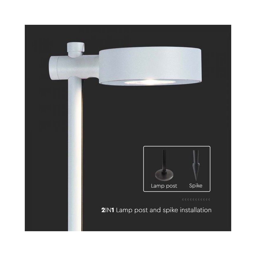 Lâmpada LED de exterior LED/7W/230V 3000K IP65 branca
