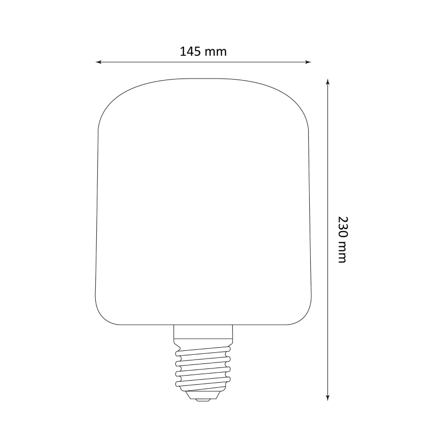 Lâmpada LED DECO VINTAGE E27/4W/230V 1800K