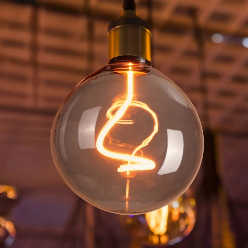 Lâmpada LED DECO VINTAGE FILAMENT G125 E27/4W/230V 1800K