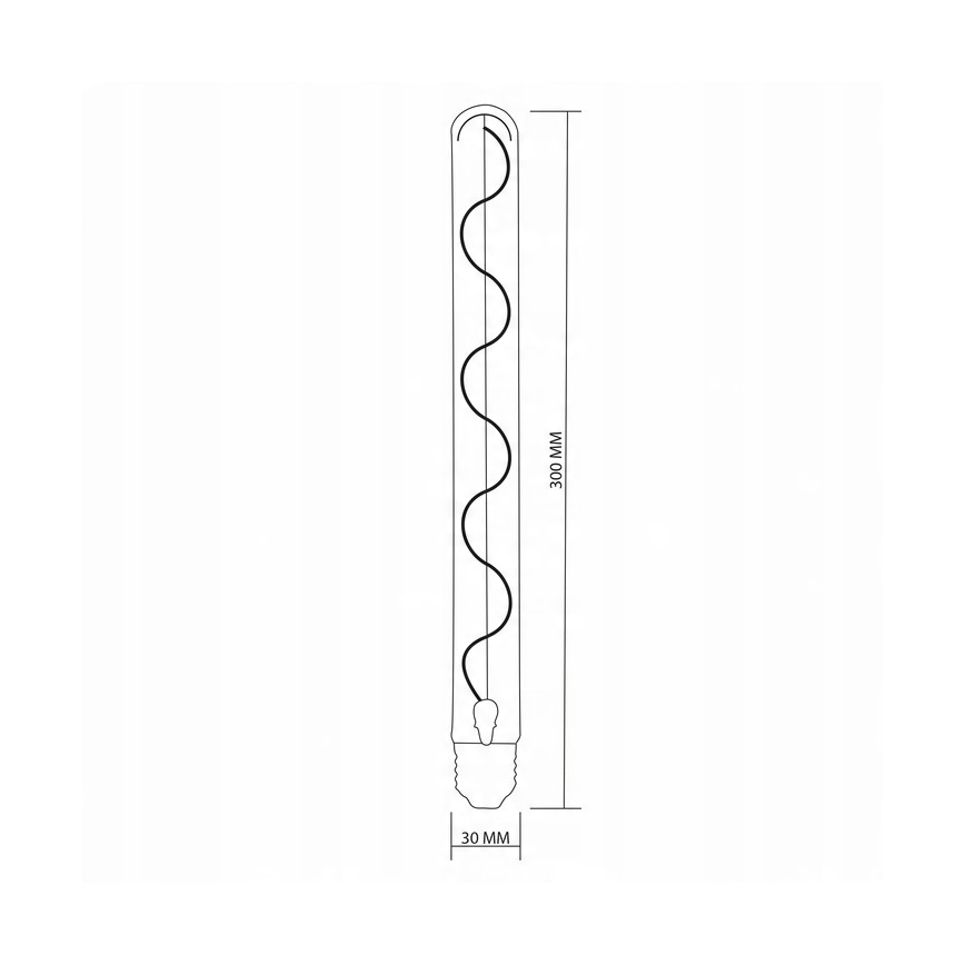 Lâmpada LED DECO VINTAGE FILAMENT T30 E27/4,5W/230V 2200K