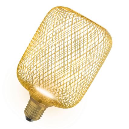 Lâmpada LED DECOR FLAT E27/3,5W/230V 2700K dourado - Osram