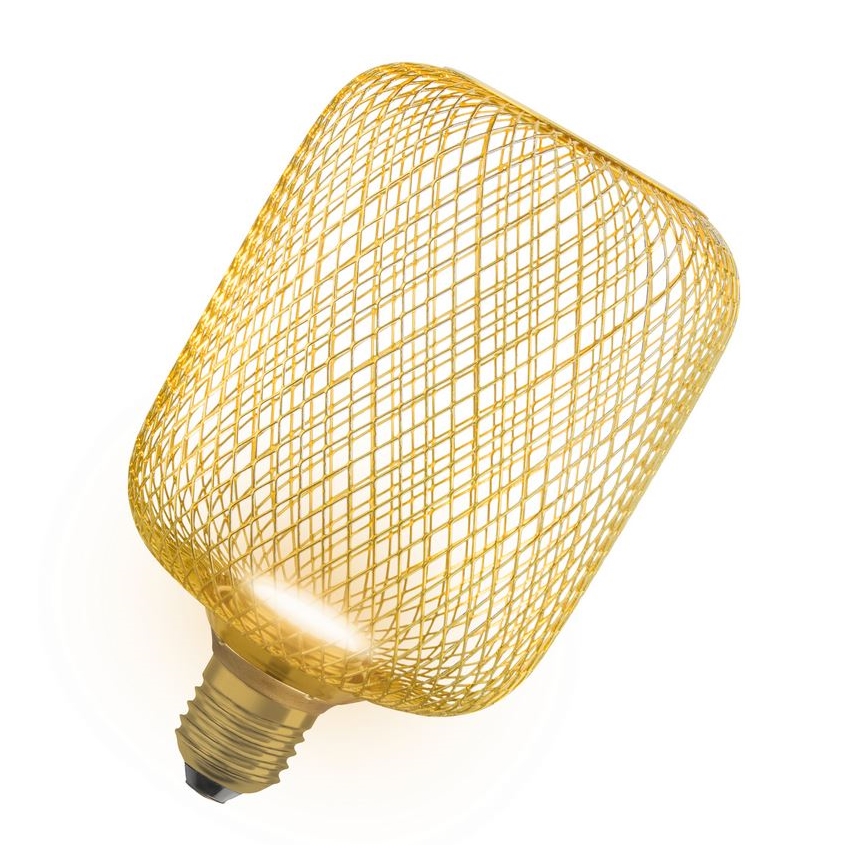 Lâmpada LED DECOR FLAT E27/3,5W/230V 2700K dourado - Osram