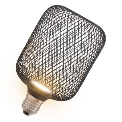 Lâmpada LED DECOR FLAT E27/3,5W/230V 2700K preto - Osram