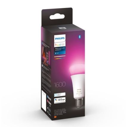 Lâmpada regulável por LEDs Philips Hue White And Color Ambiance A67 E27/13,5W/230V 2000-6500K