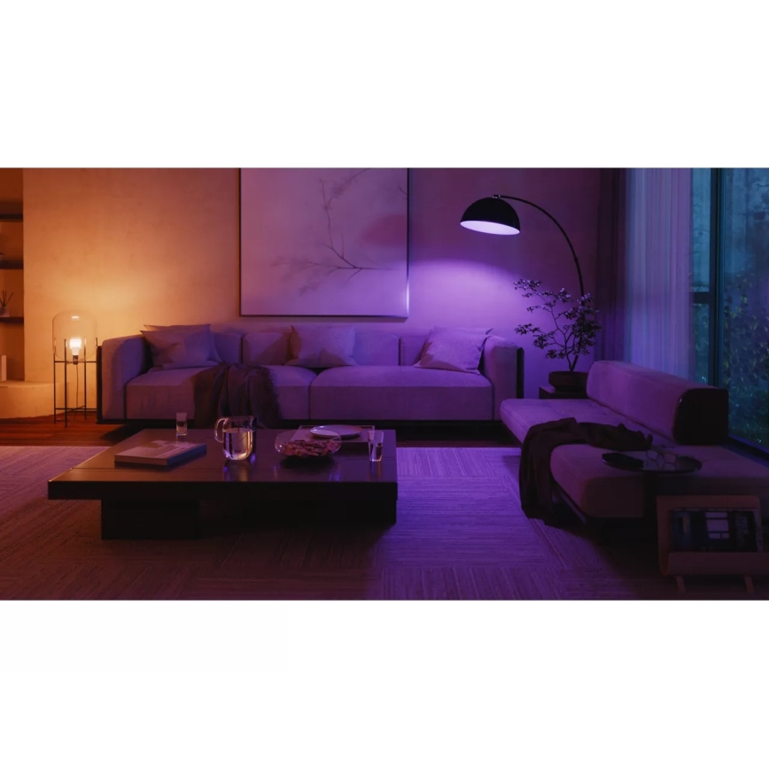 Lâmpada LED regulável Philips Hue WHITE AND COLOR AMBIANCE E27/8,1W/230V 1000-20000K