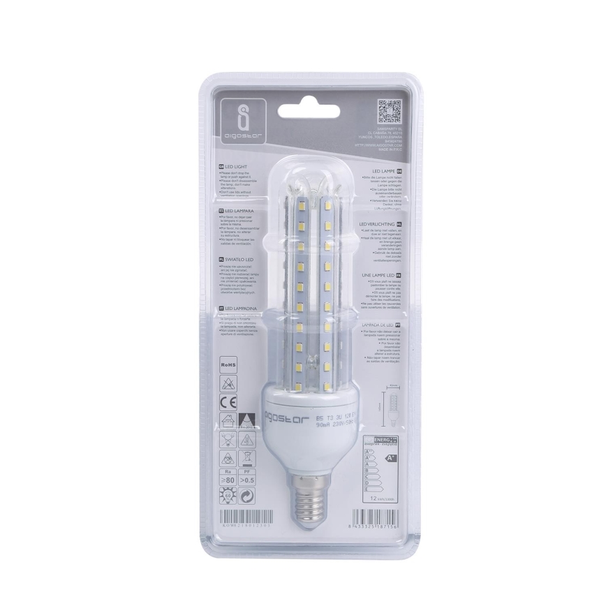 Lâmpada LED E14/12W/230V 6400K - Aigostar
