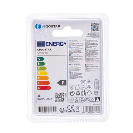 Lâmpada LED E14/3,5W/230V 3000K - Aigostar