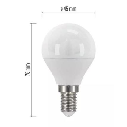 Lâmpada LED E14/4,2W/230V 2700K CRI 94 Ra