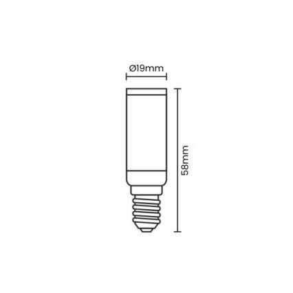 Lâmpada LED E14/4,5W/230V 2800K