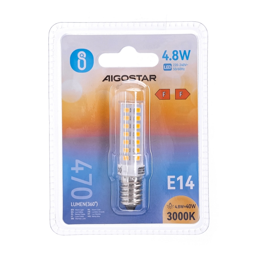 Lâmpada LED E14/4,8W/230V 3000K - Aigostar