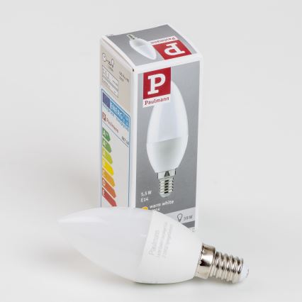 Lâmpada LED E14/5,5W/230V 2700K - Paulmann 28718