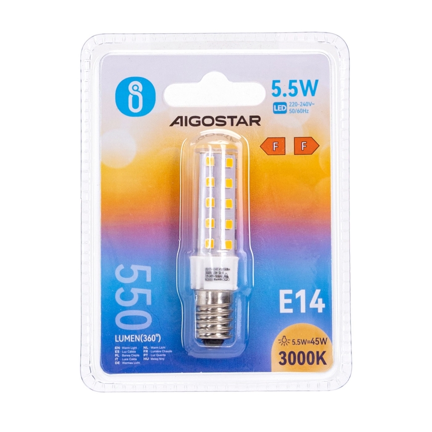 Lâmpada LED E14/5,5W/230V 3000K - Aigostar
