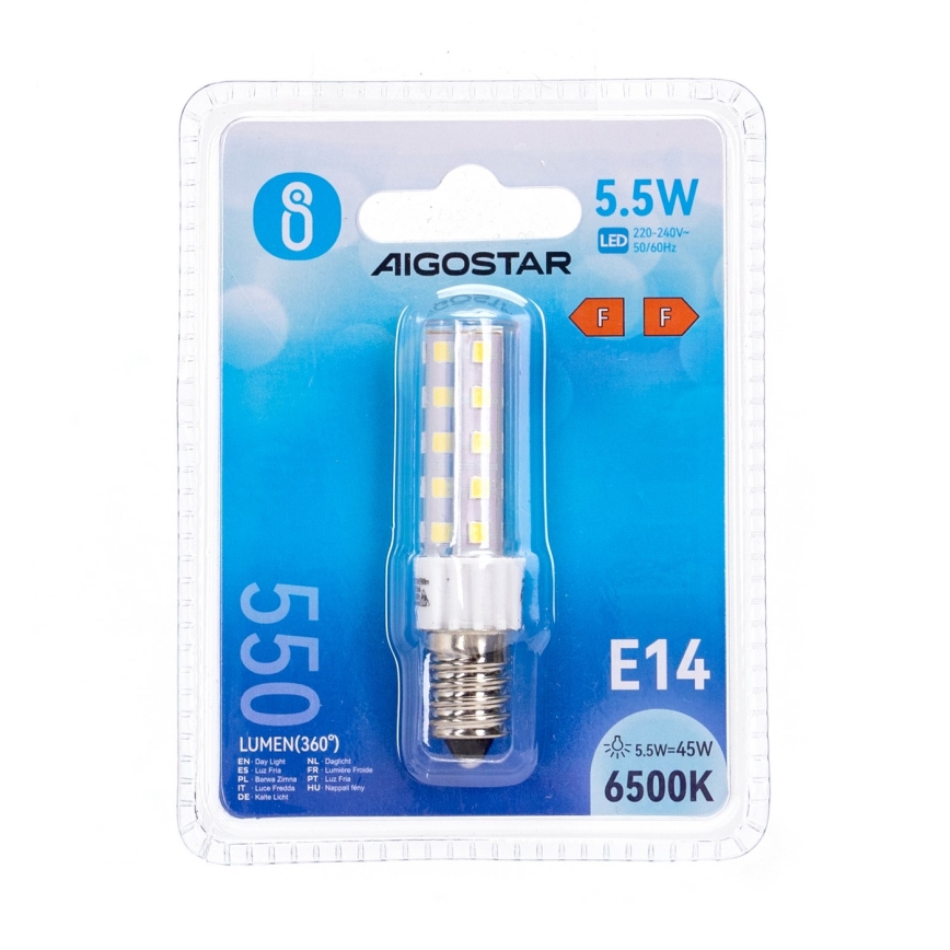 Lâmpada LED E14/5,5W/230V 6500K - Aigostar
