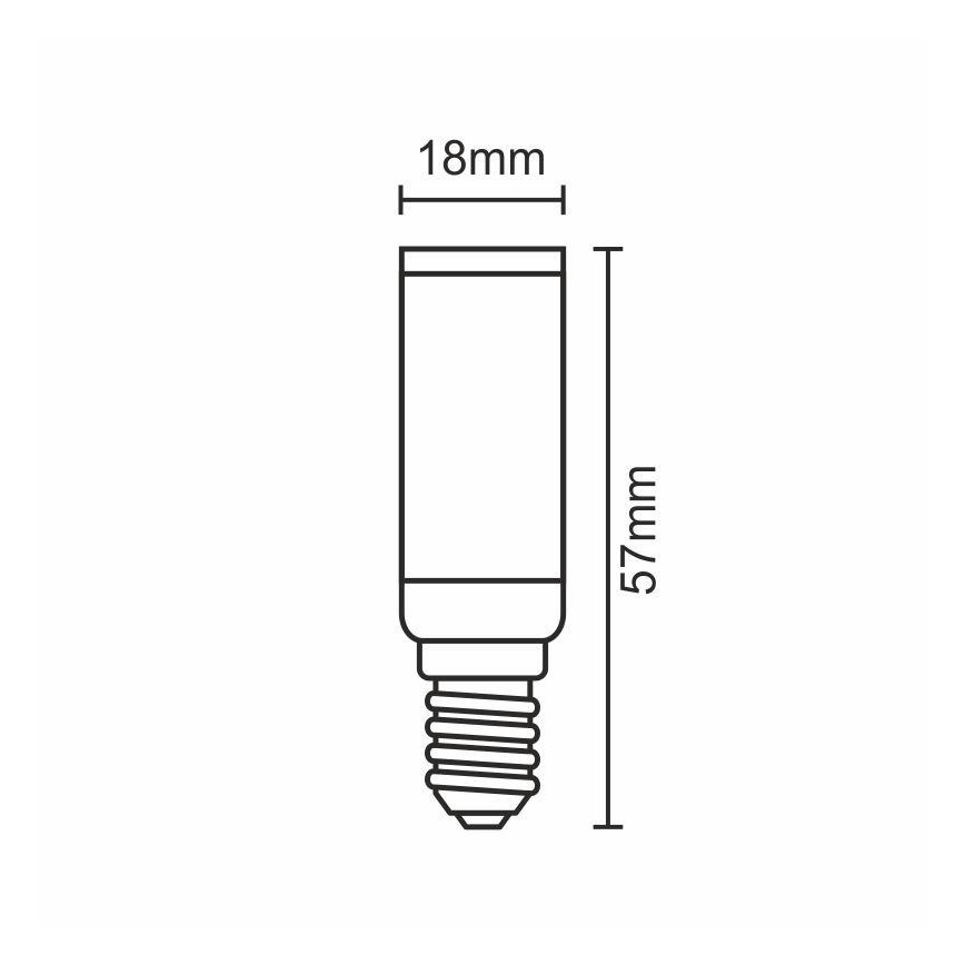 Lâmpada LED E14/5W/230V 4000K