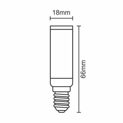 Lâmpada LED E14/7W/230V 2700K