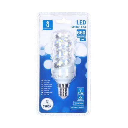 Lâmpada LED E14/7W/230V 6500K - Aigostar