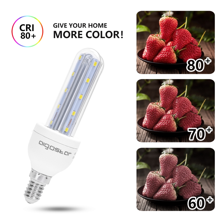 Lâmpada LED E14/8W/230V 6500K - Aigostar