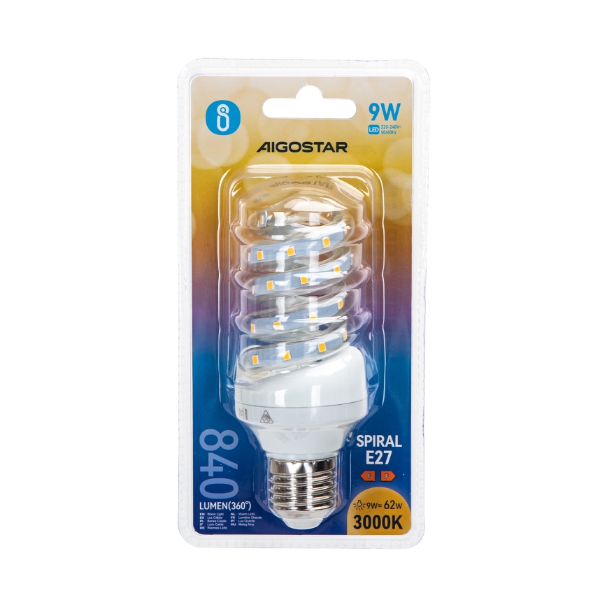 Lâmpada LED E14/9W/230V 6500K - Aigostar