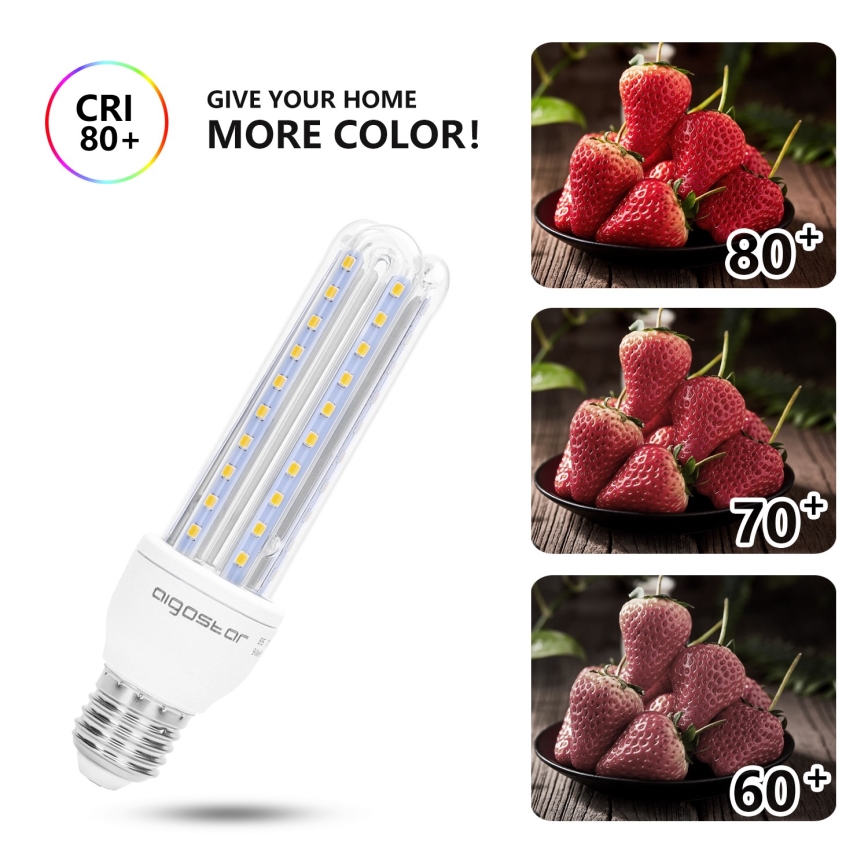 Lâmpada LED E27/12W/230V 3000K - Aigostar