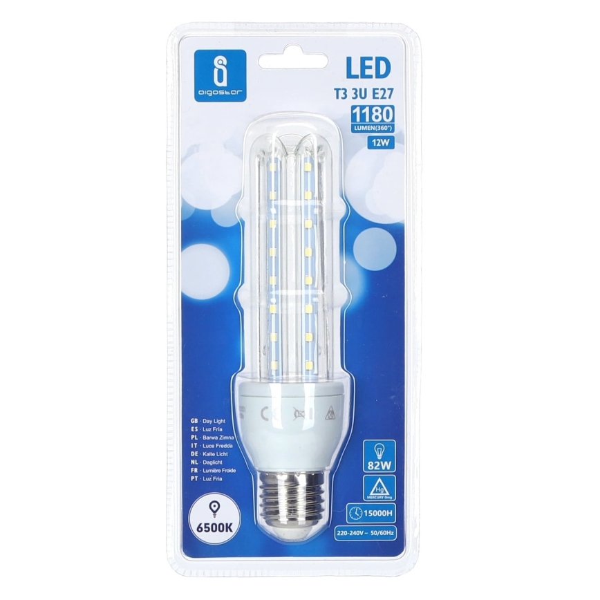 Lâmpada LED E27/12W/230V 6500K - Aigostar