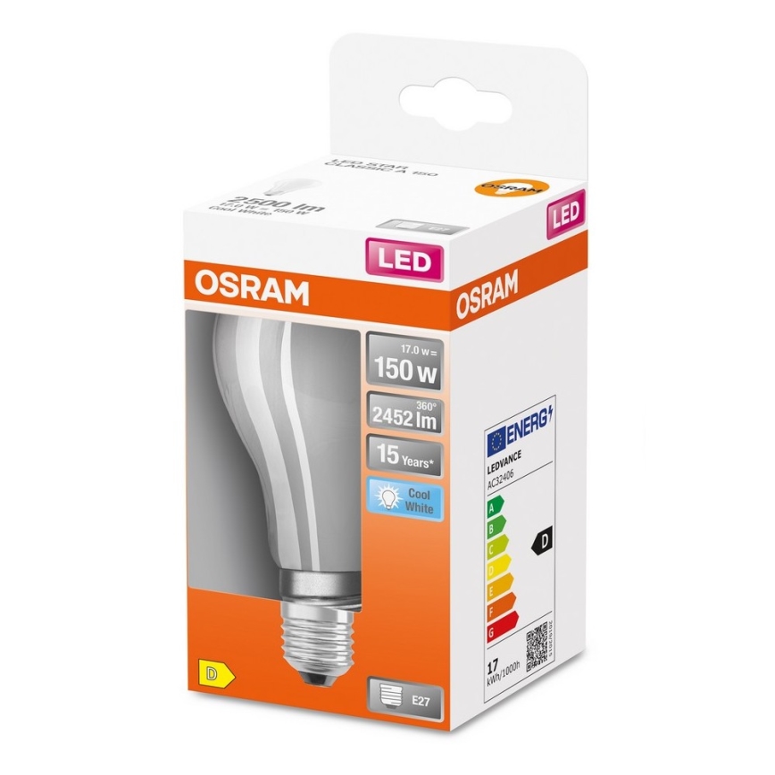 Lâmpada LED E27/17W/230V 4000K - Osram