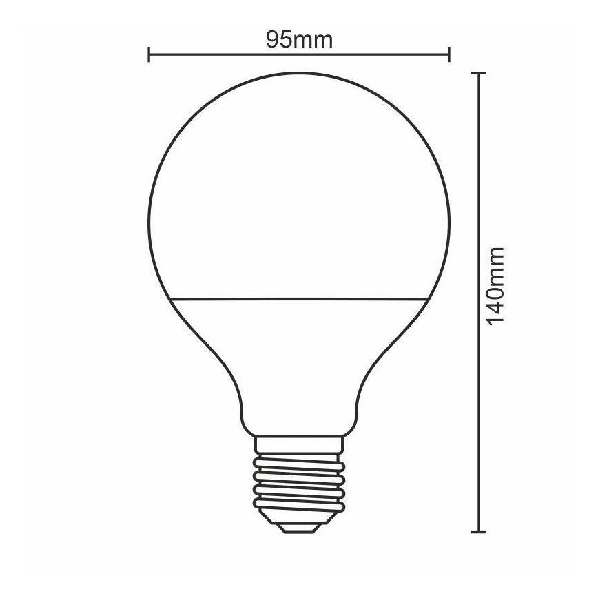 Lâmpada LED E27/18W/165-265V 3000K