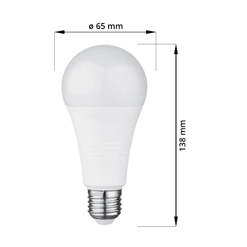 Lâmpada LED E27/18W/230V 6000K 2000 lm