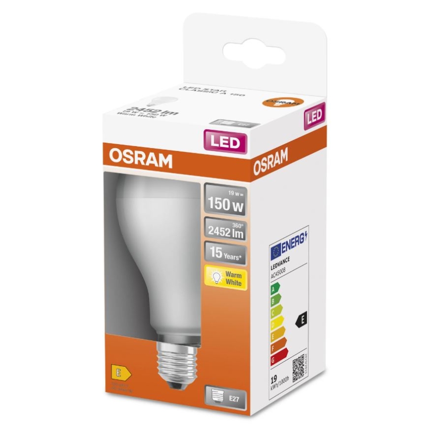 Lâmpada LED E27/19W/230V 2700K - Osram