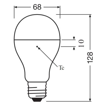 Lâmpada LED E27/19W/230V 2700K - Osram