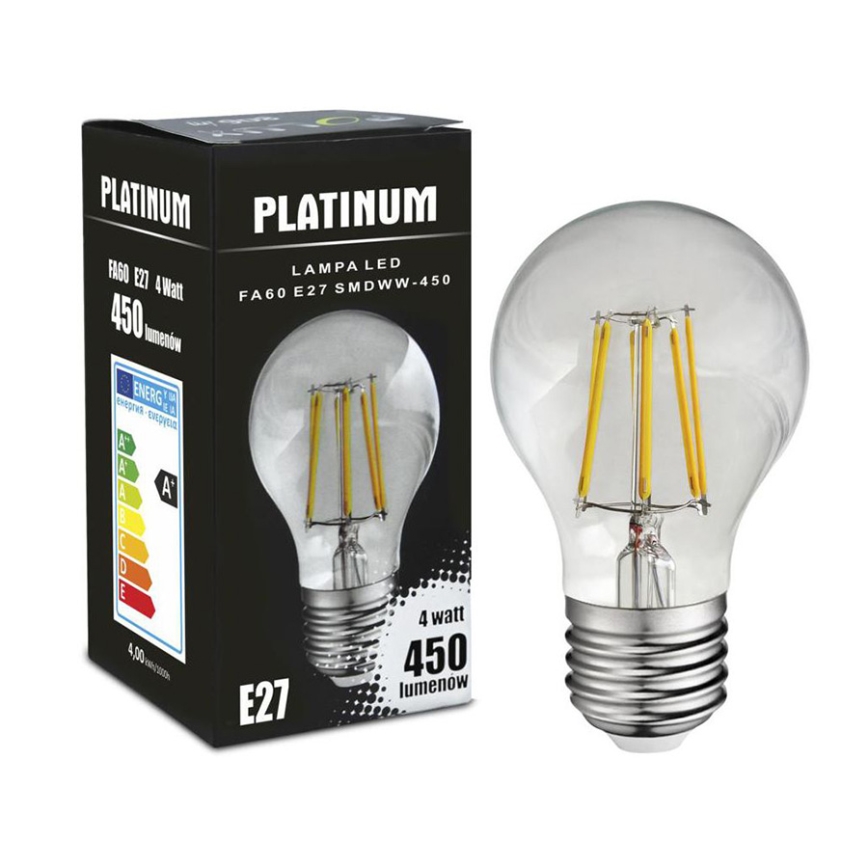 Lâmpada LED FILAMENT E27/4W/230V