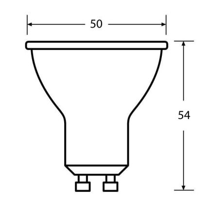 Lâmpada LED ECO GU10/5W/230V 2700K 350lm