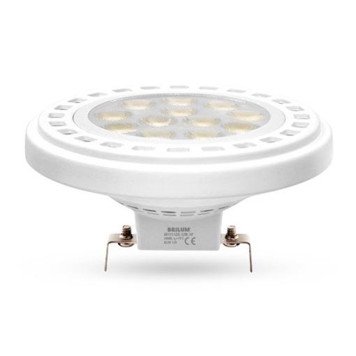 Lâmpada LED ECOLINE AR111 G53/12W/12V 4000K 30° branco - Brilagi