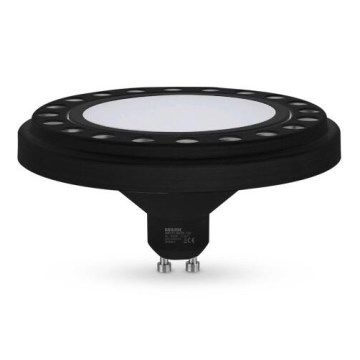 Lâmpada LED ECOLINE AR111 GU10/12W/230V 3000K 120° preto - Brilagi