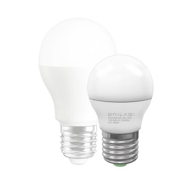 Lâmpada LED ECOLINE G45 E27/7W/230V 3000K - Brilagi