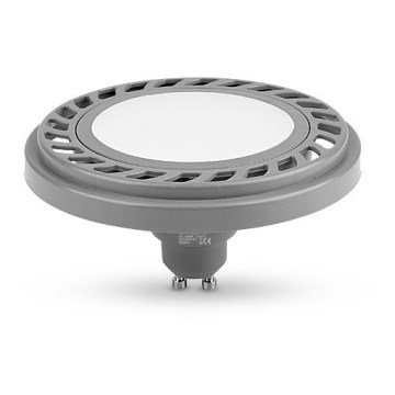 Lâmpada LED ECOLINE SOFT AR111 GU10/9W/230V 3000K 120° cinzento - Brilagi