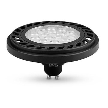 Lâmpada LED ECOLINE SOFT AR111 GU10/9W/230V 4000K 30° preto - Brilagi