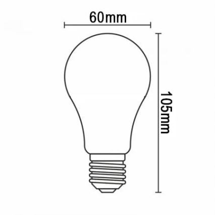 Lâmpada LED FILAMENT A60 E27/6W/230V 4000K