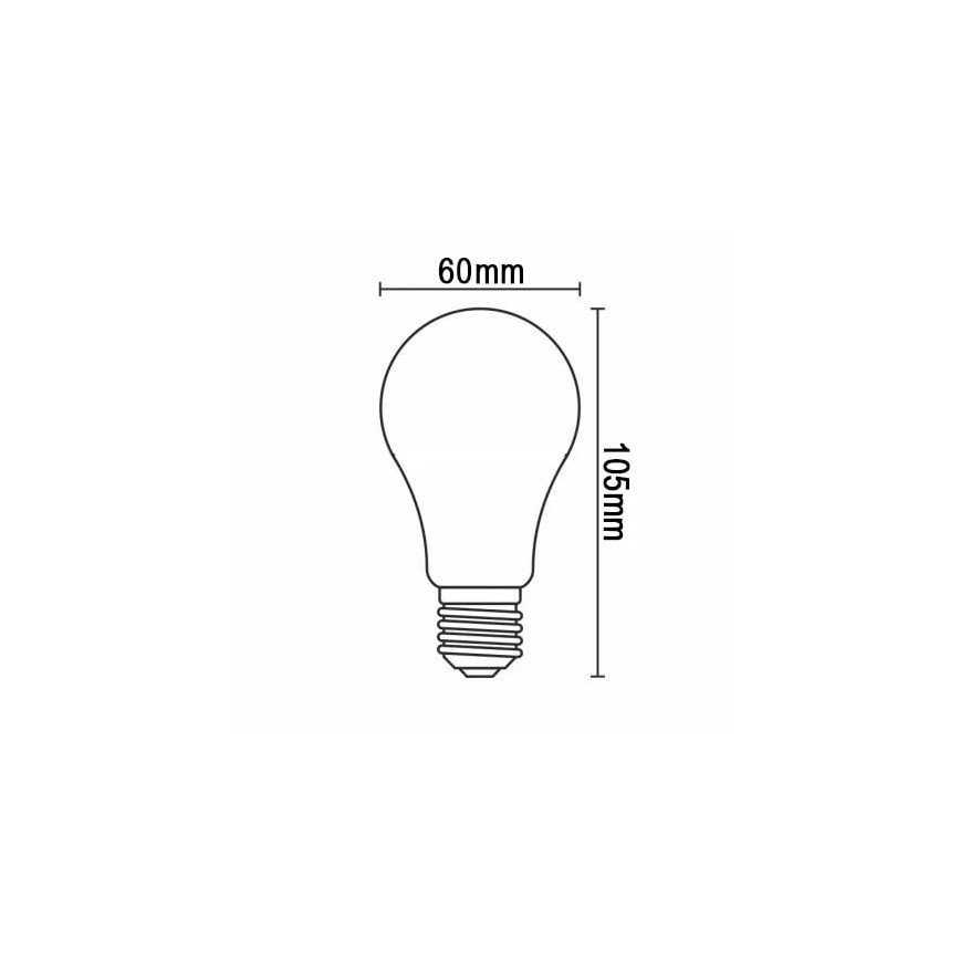 Lâmpada LED FILAMENT A60 E27/6W/230V 4000K