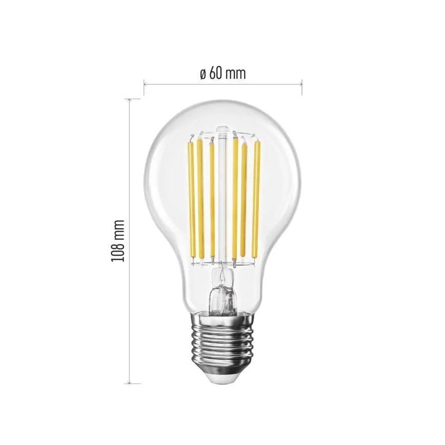 Lâmpada LED FILAMENT A60 E27/7,2W/230V 4000K