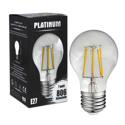 Lâmpada LED FILAMENT A60 E27/7W/230V 3000K
