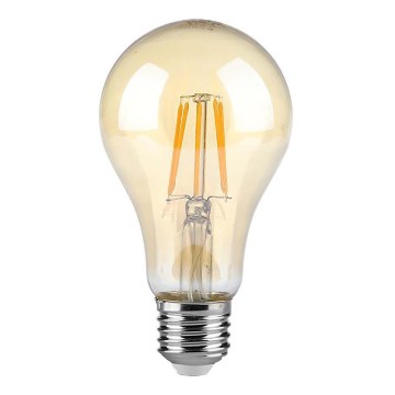 Lâmpada LED FILAMENT AMBER A67 E27/10W/230V 2200K