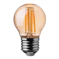 Lâmpada LED FILAMENT AMBER G45 E27/4W/230V 2200K