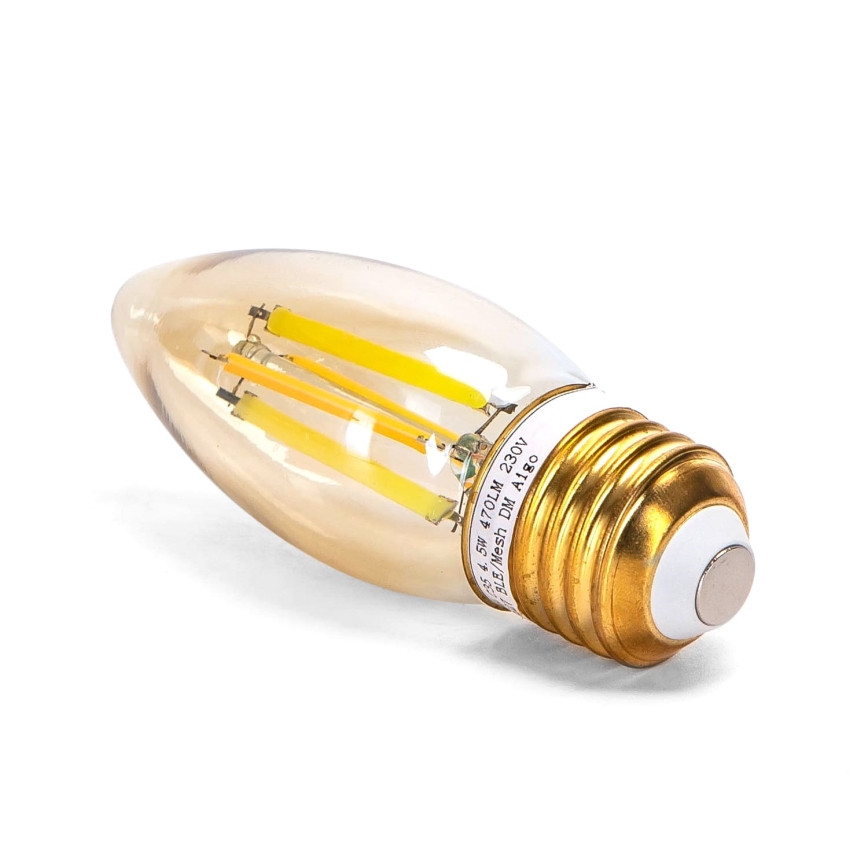 Lâmpada LED com regulação FILAMENT MESH Inteligente C35 E27/4,5W/230V 2700-6500K - Aigostar