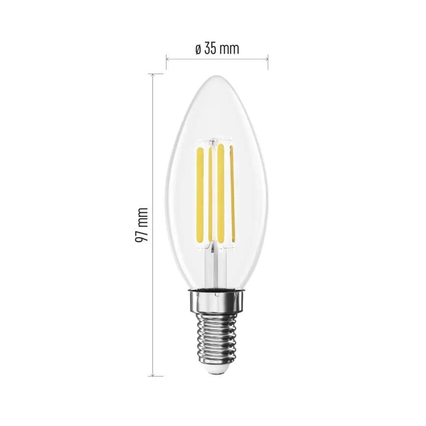 Lâmpada LED FILAMENT E14/3,8W/230V 2700K