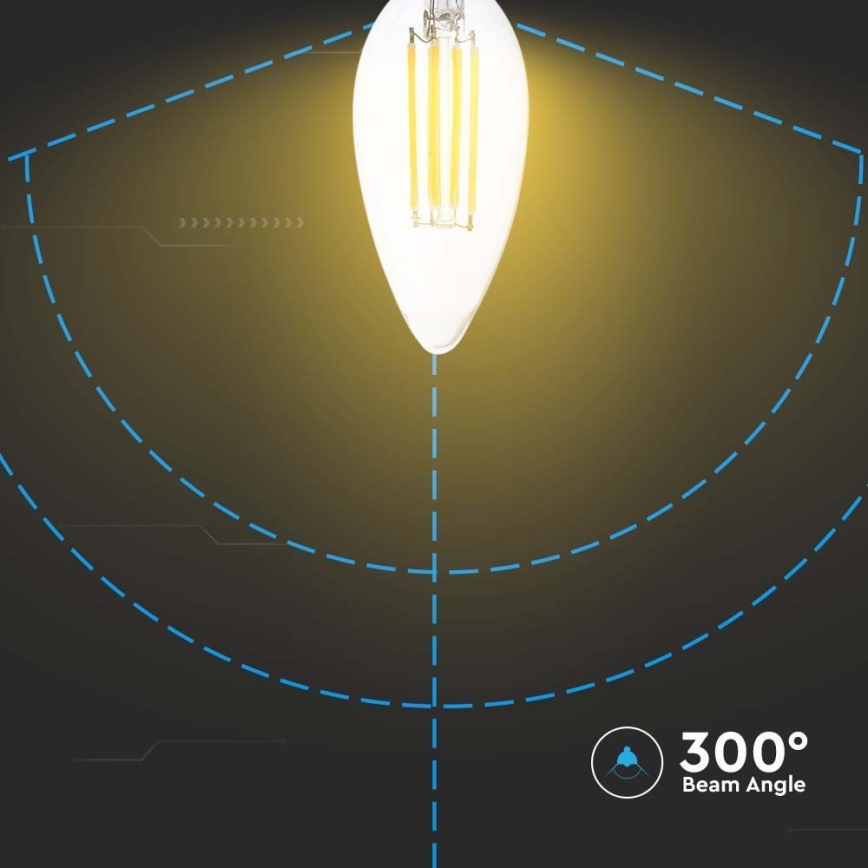 Lâmpada LED FILAMENT E14/5,5W/230V 4000K