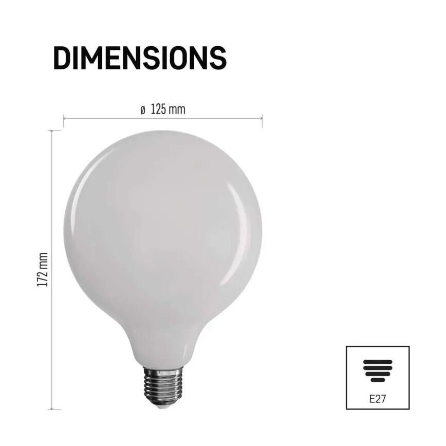 Lâmpada LED FILAMENT E27/18W/230V 2700K