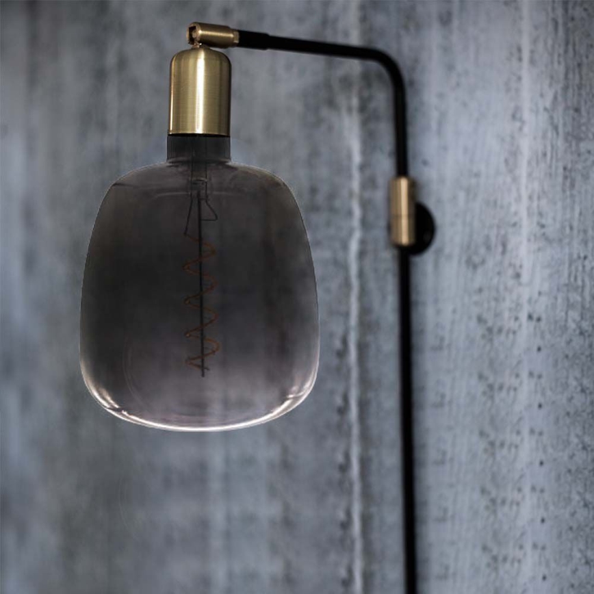 Lâmpada LED FILAMENT E27/4W/230V preto