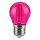 Lâmpada LED FILAMENT G45 E27/2W/230V rosa