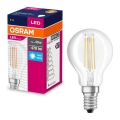 Lâmpada LED FILAMENT P40 E14/4W/230V 4000K - Osram